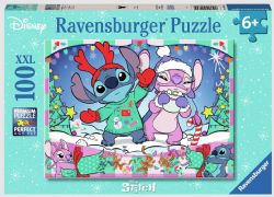 JC25 RAVENSBURGER CASSE-TÊTE 100 PIÈCES XXL - STITCH DE NOËL #12004030
